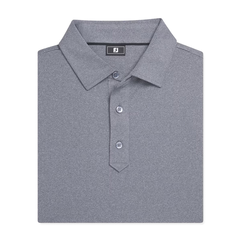 Footjoy Men Solid Lisle Set on Placket 16
