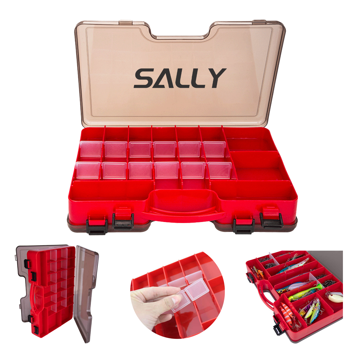 Double Sided Fishing Tackle Box 2