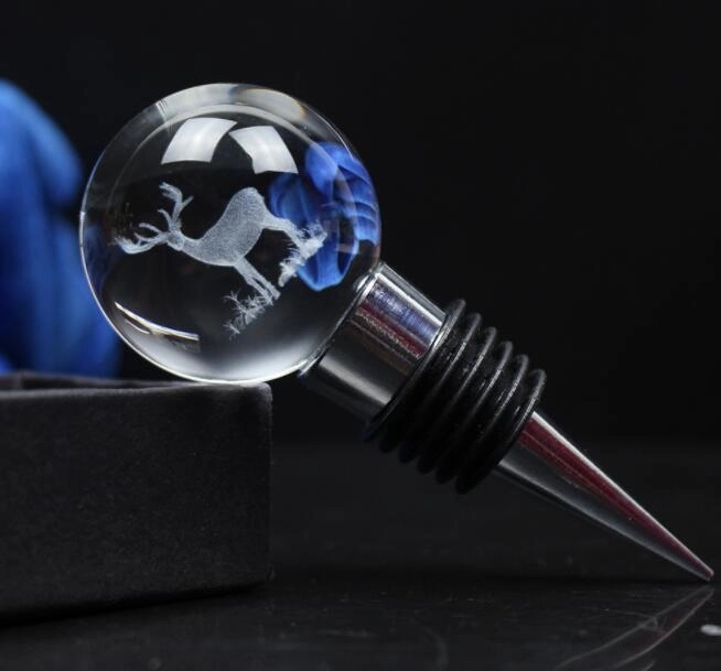 Crystal Globe Wine Bottle Stopper 3