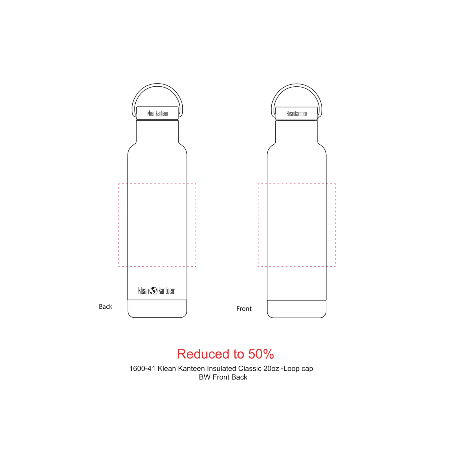 Klean Kanteen Eco Insulated Classic 20oz- Loop cap 48