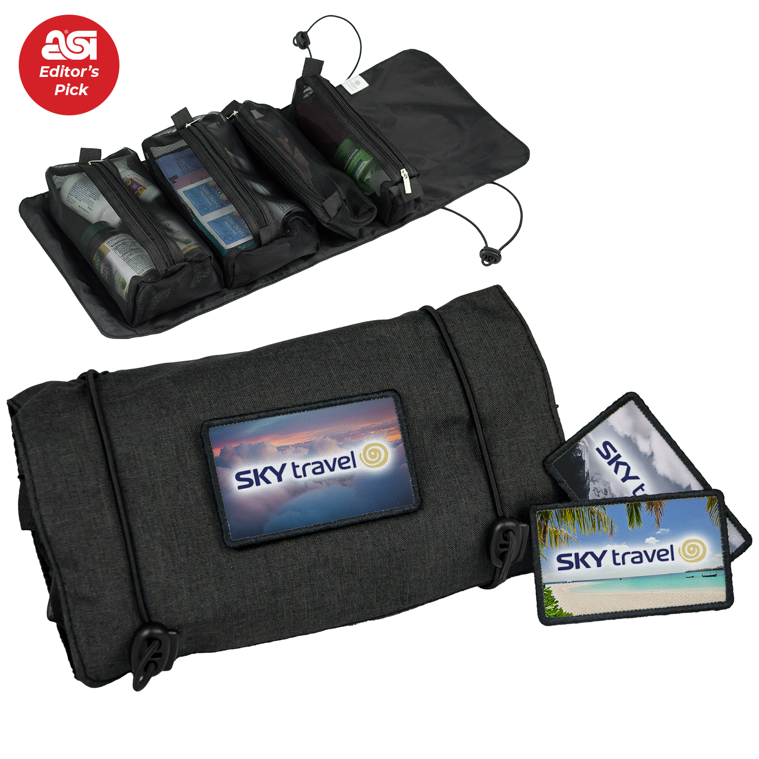 4 In 1 Travel Organizer with 3 patches