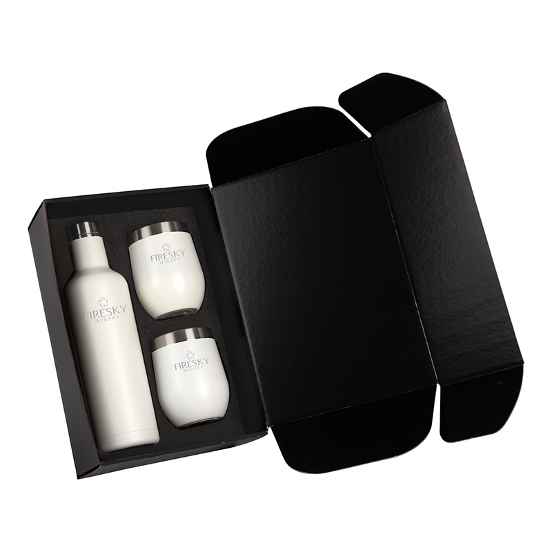 Bliss Wine Bottle & 2 Tumbler Gift Set 17