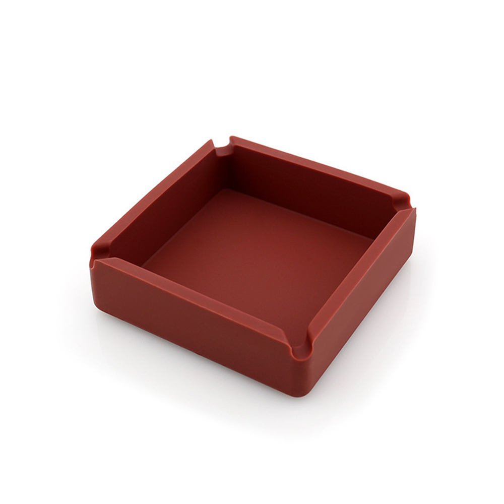 Square Thickening Silicone Ashtray 6