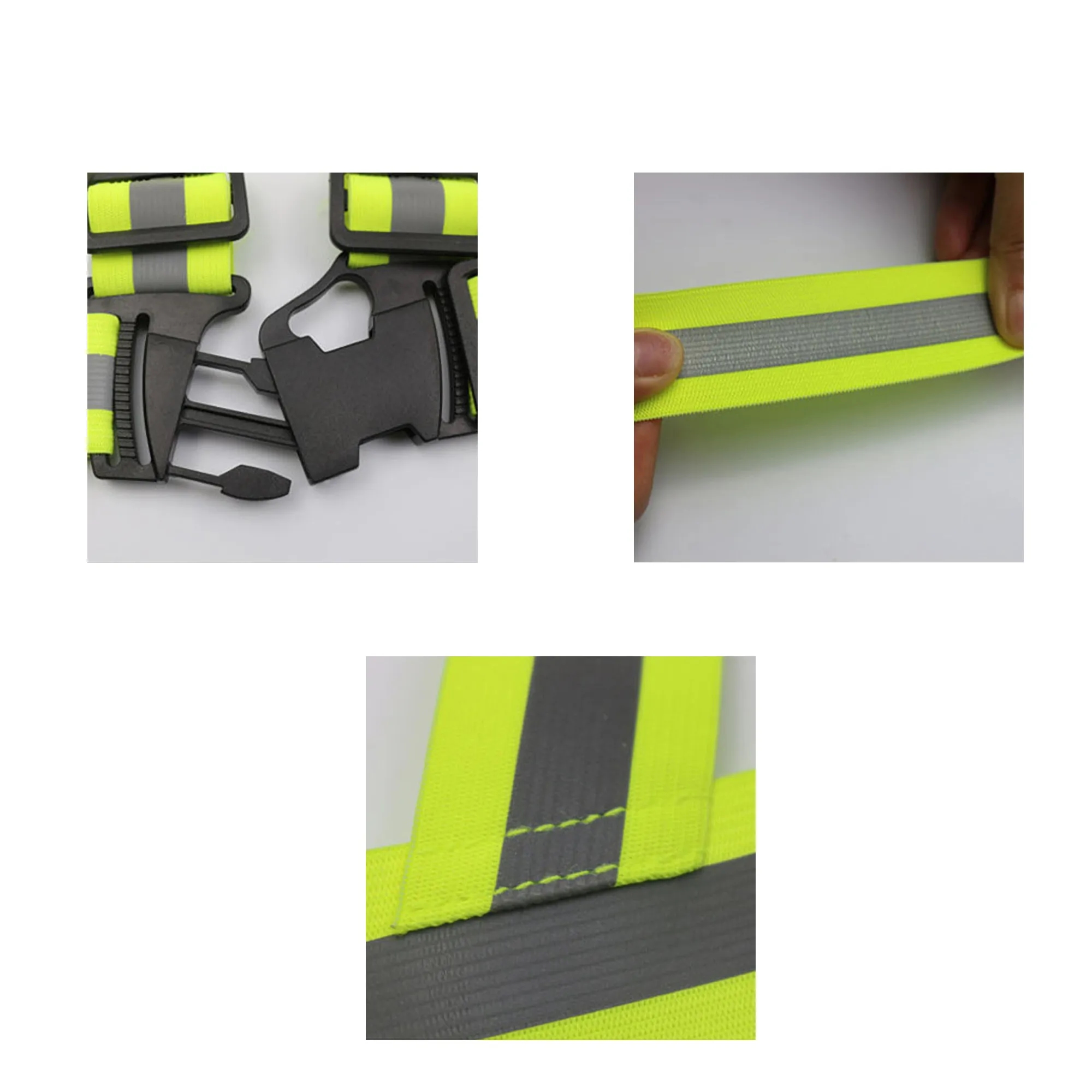 Reflective Running Vest Adjustable Lightweight Safety 3