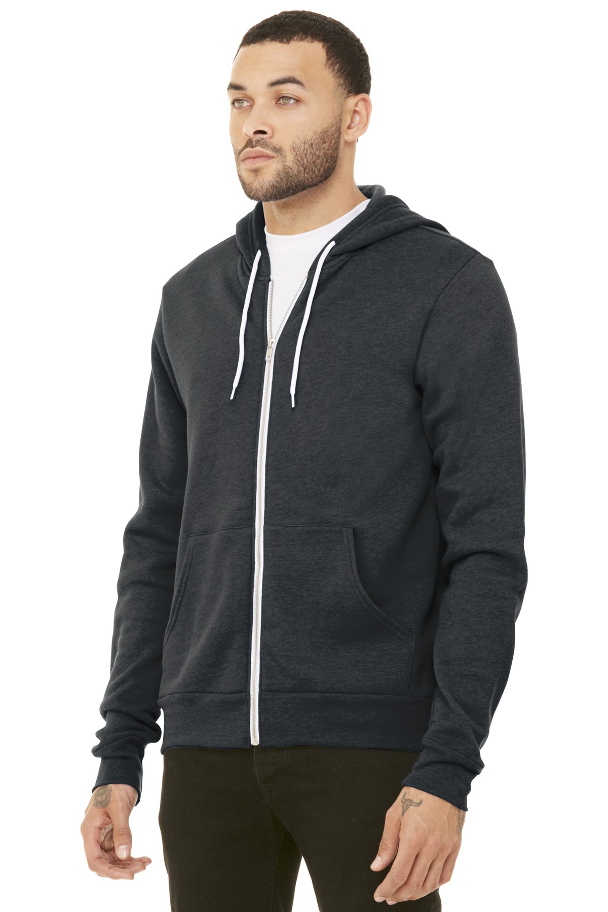 BELLA+CANVAS® Unisex Sponge Fleece Full-Zip Hoodie 26