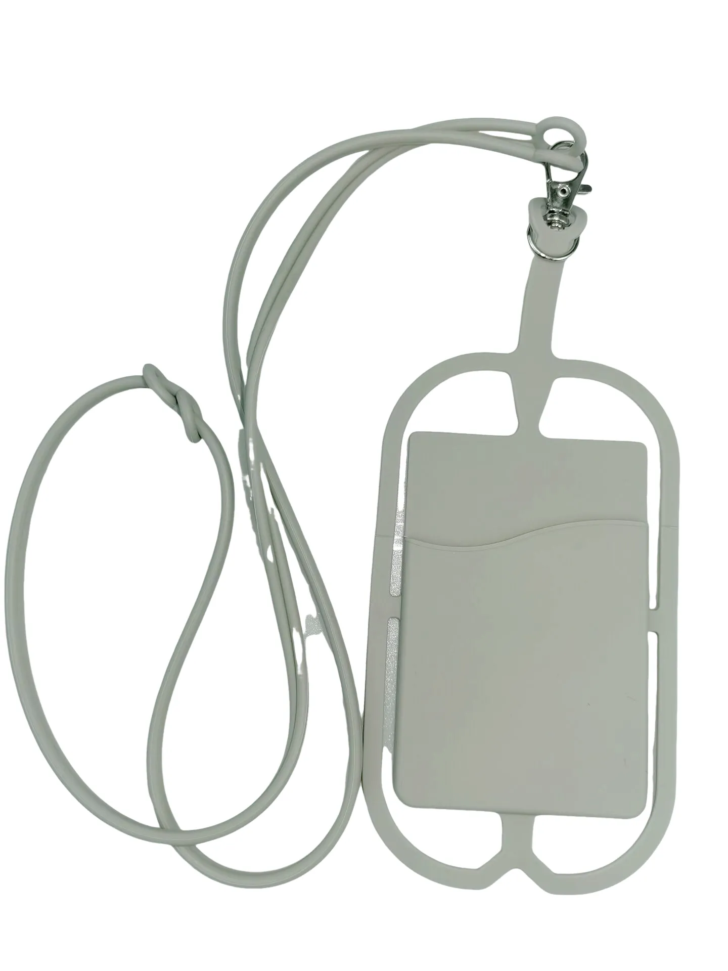 Silicone Phone Lanyard Card Holder Pocket 7