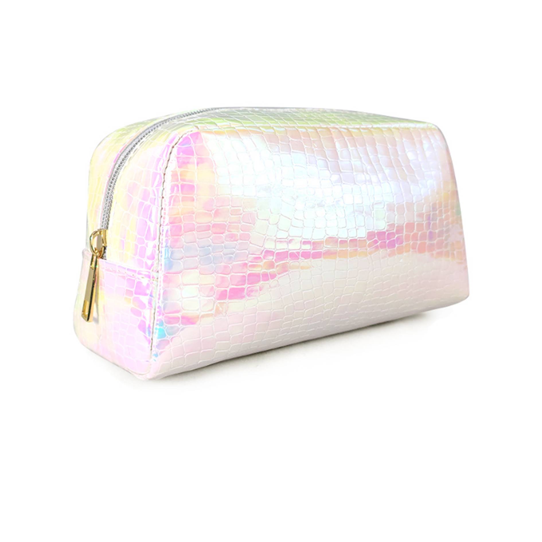Snakeskin Pattern Laser Makeup Bag 3
