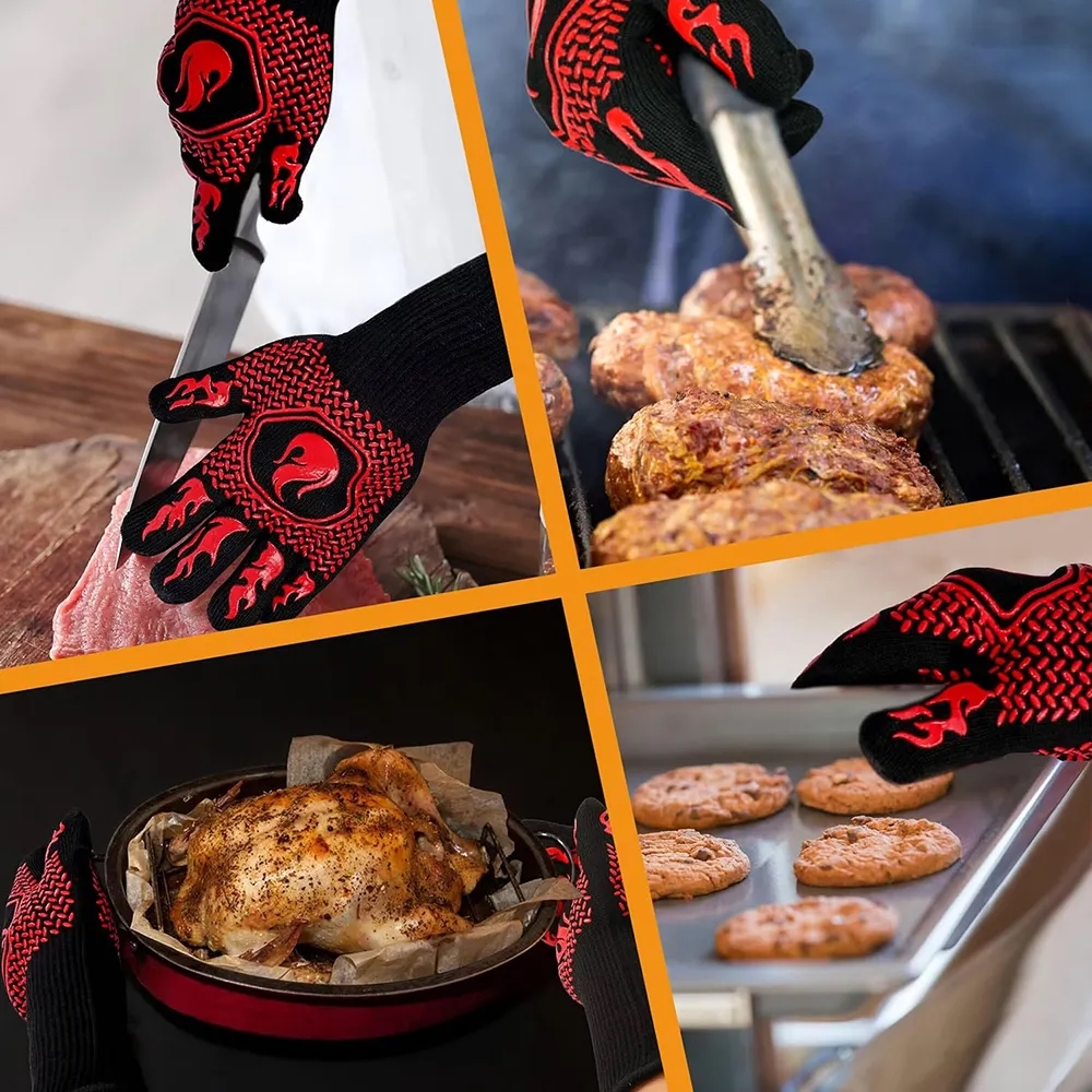 BBQ Grill Oven Gloves 1