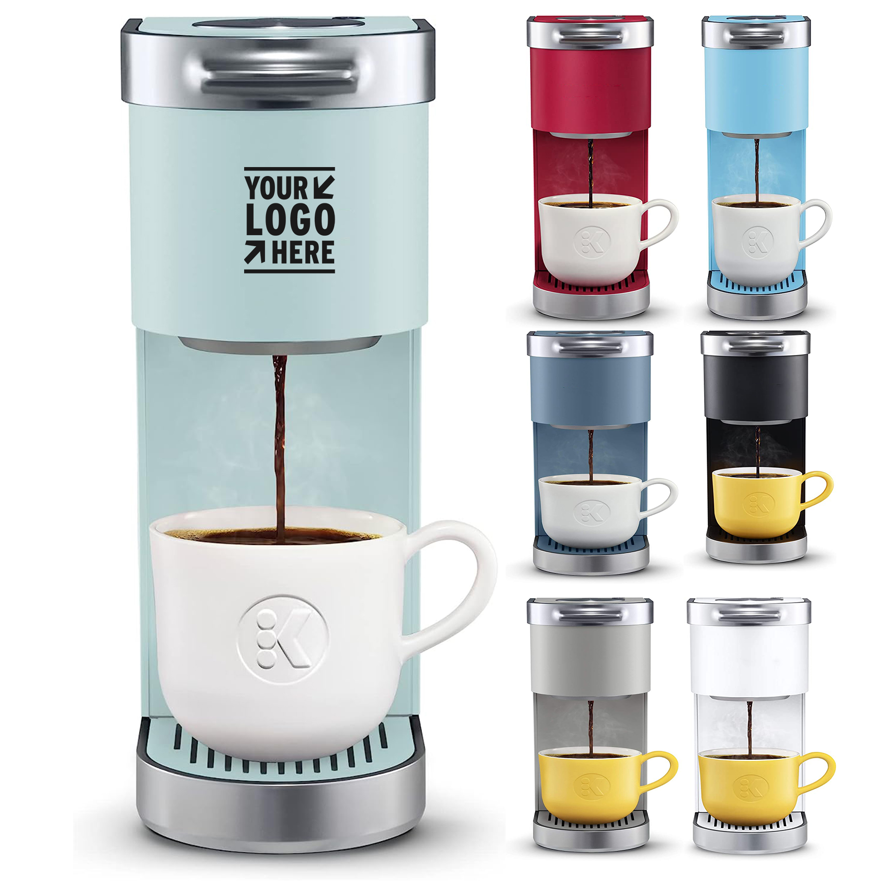 Misty Green K-Mini Plus Single Serve K-Cup Pod Coffee Maker 2