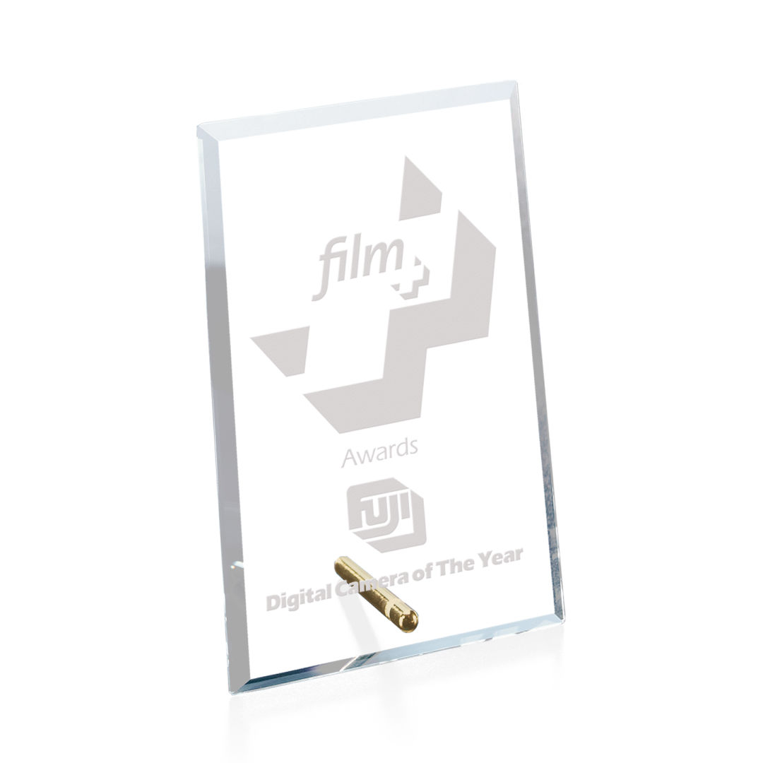 Windsor Rectangle Vertical Award - Gold 2