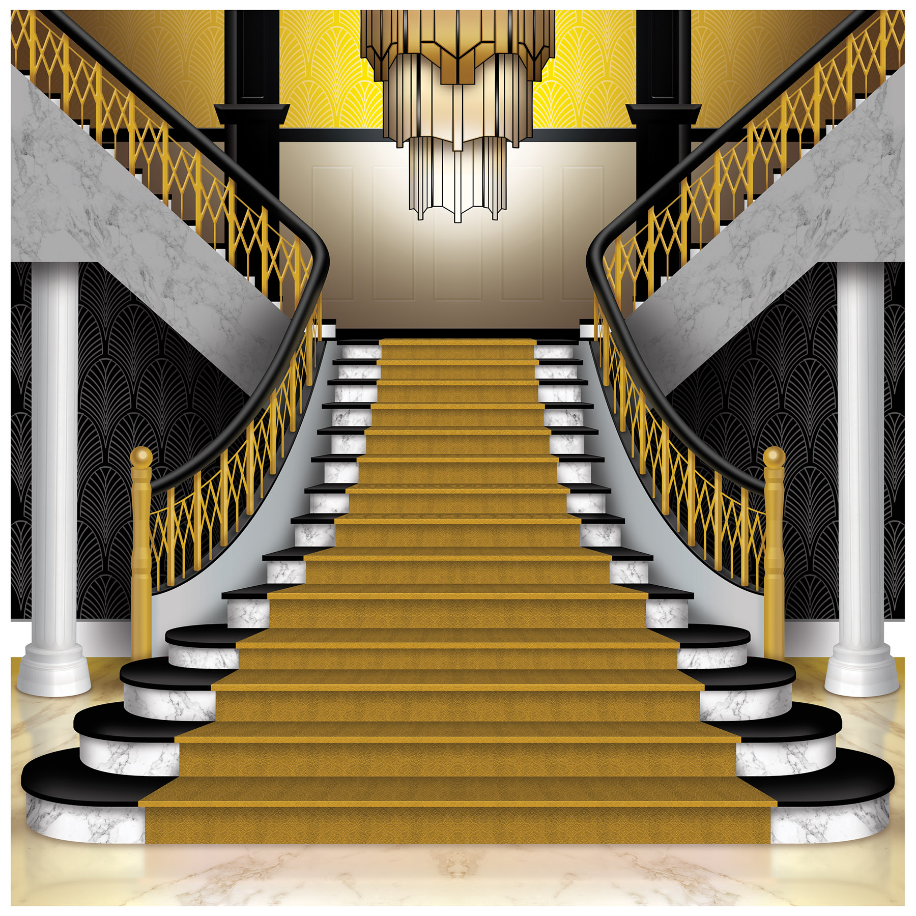 Great 20's Grand Staircase Photo Prop
