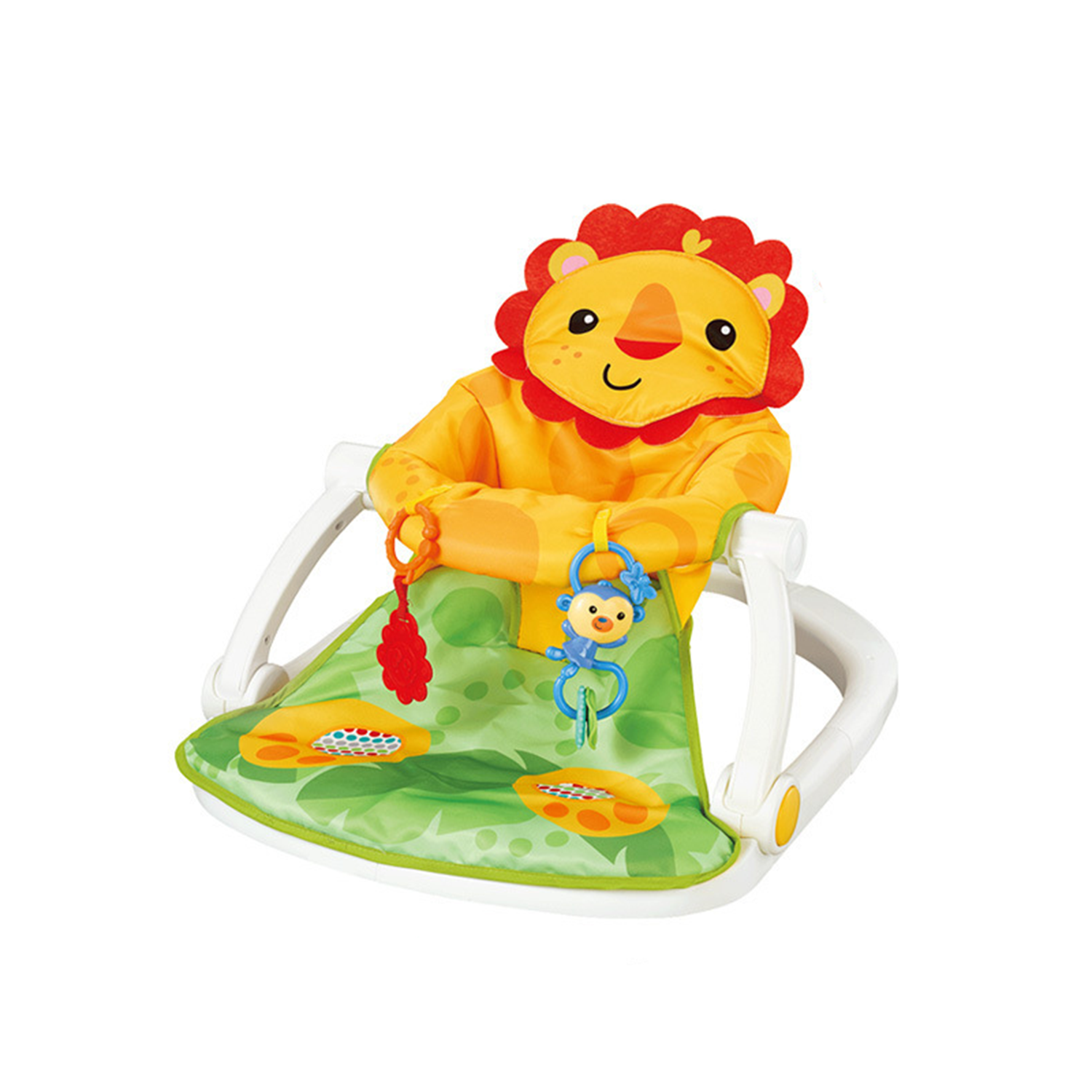 Safety Soft Cute Folding Animal Baby Bouncer Chair 3