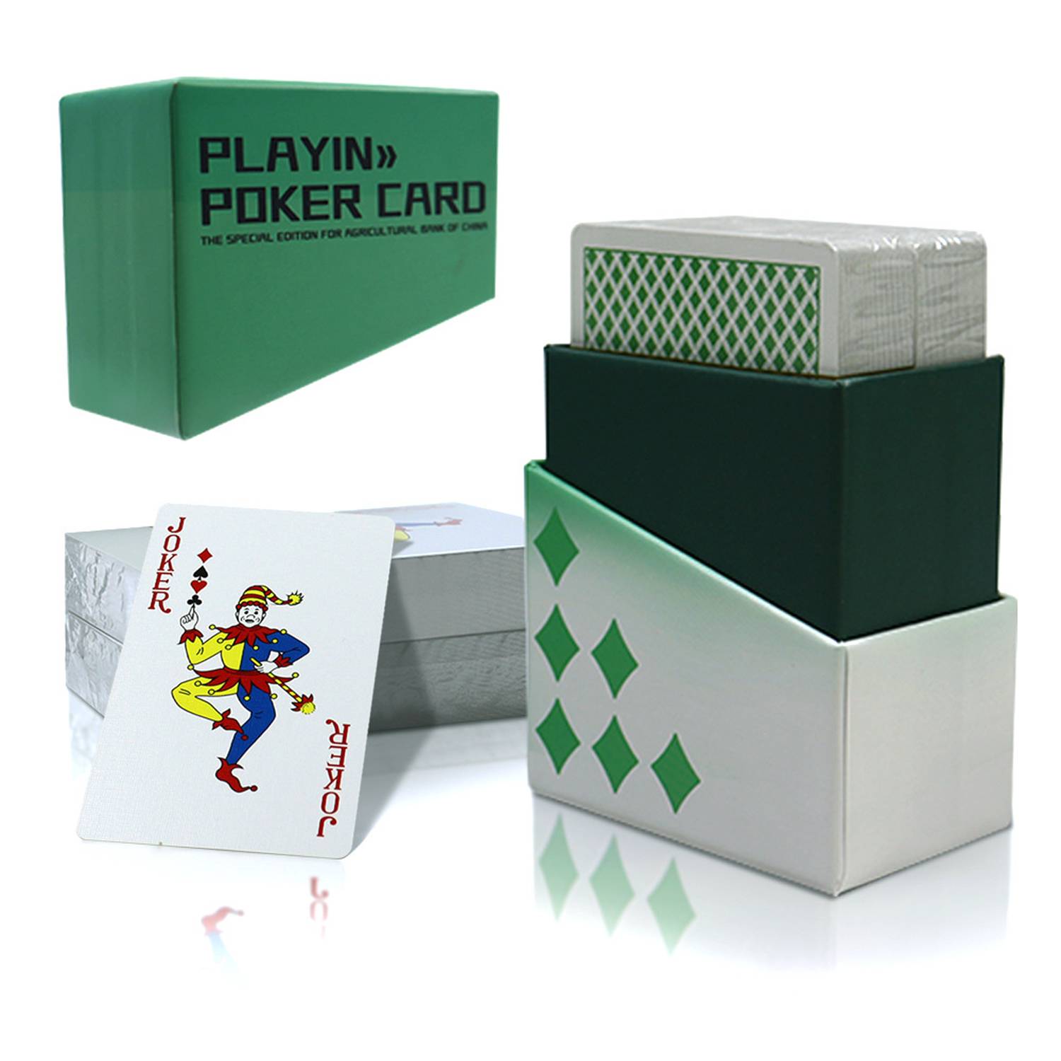2 Deck Black Core Poker Cards Set 2