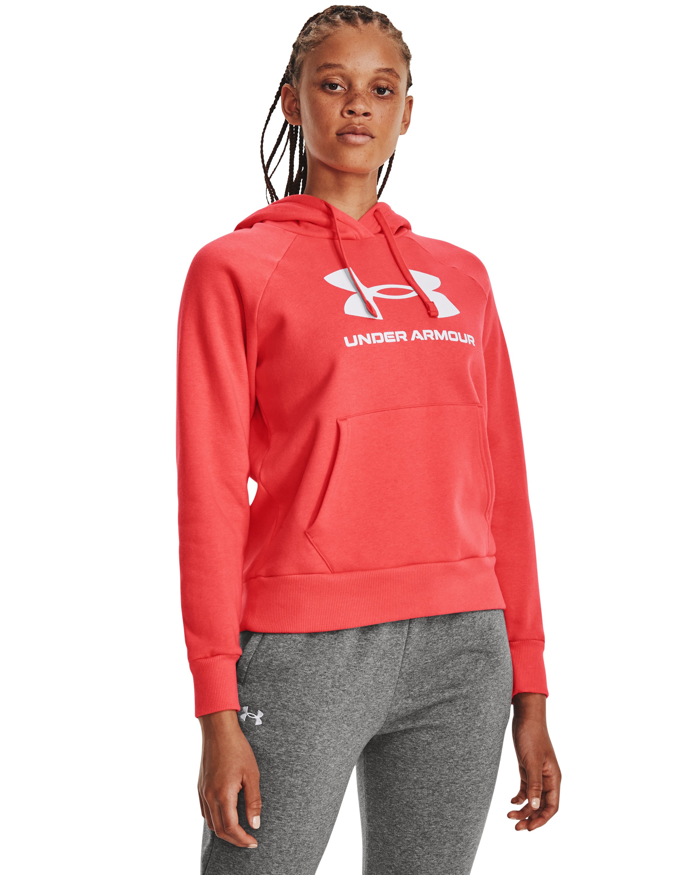 UA Rival Fleece Big Logo Women's Hoodie 14