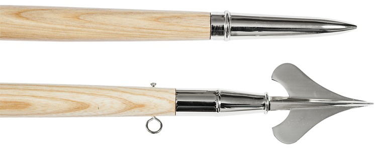 7' Guidon Staff with Chrome Spear 2