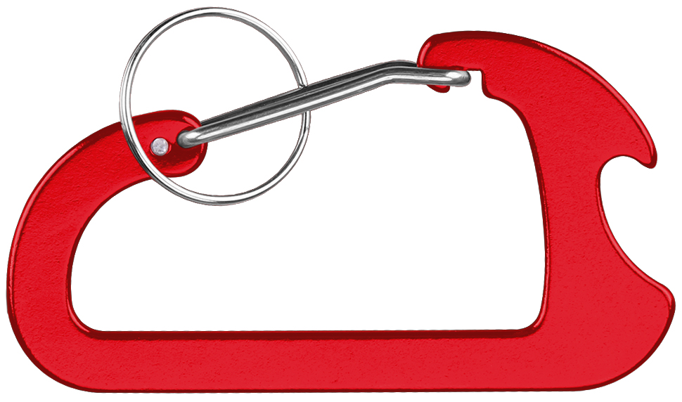 Carabiner with Bottle Opener and Key Ring 5