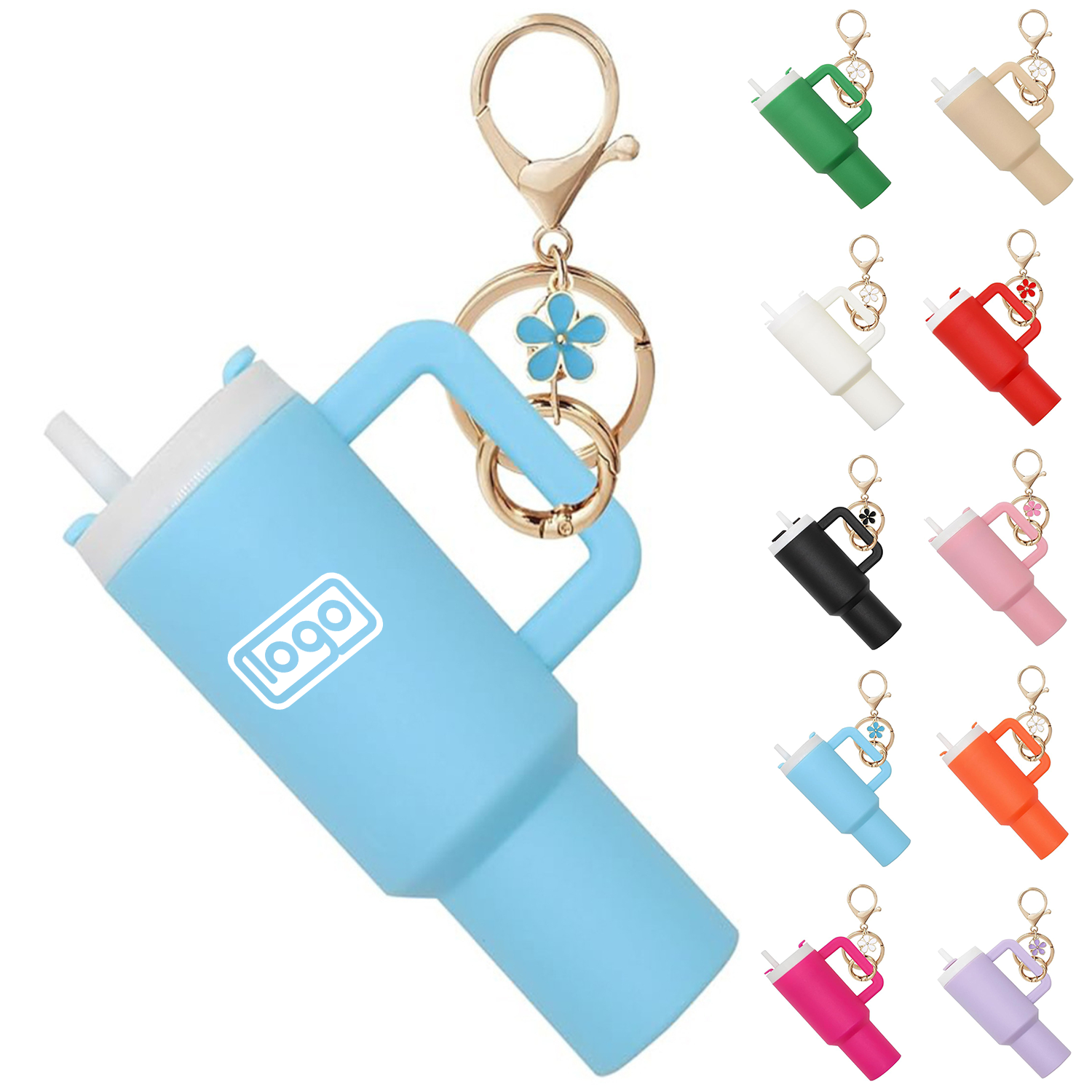 Detachable Mini Tumbler Keychain Backpack Pendant 2