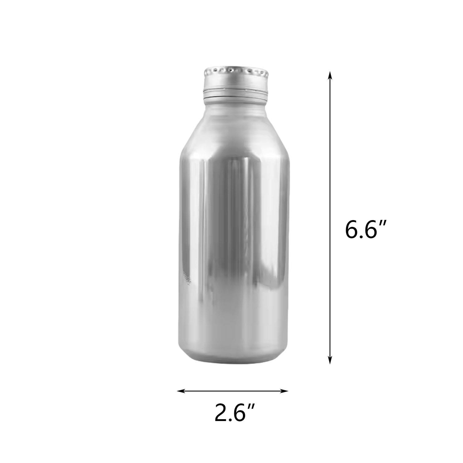 14oz Polished Aluminum Bottle 3
