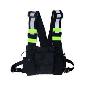 Adjustable Reflective Chest Rig Bag 9