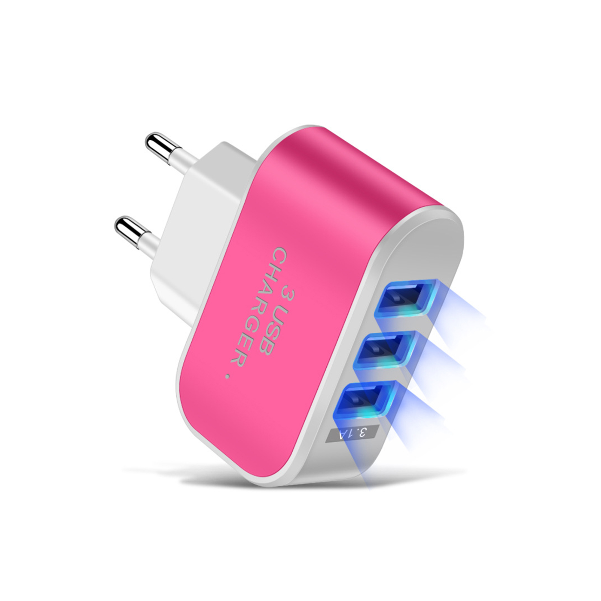 Three Port Universal Serial Bus Wall Charger 5