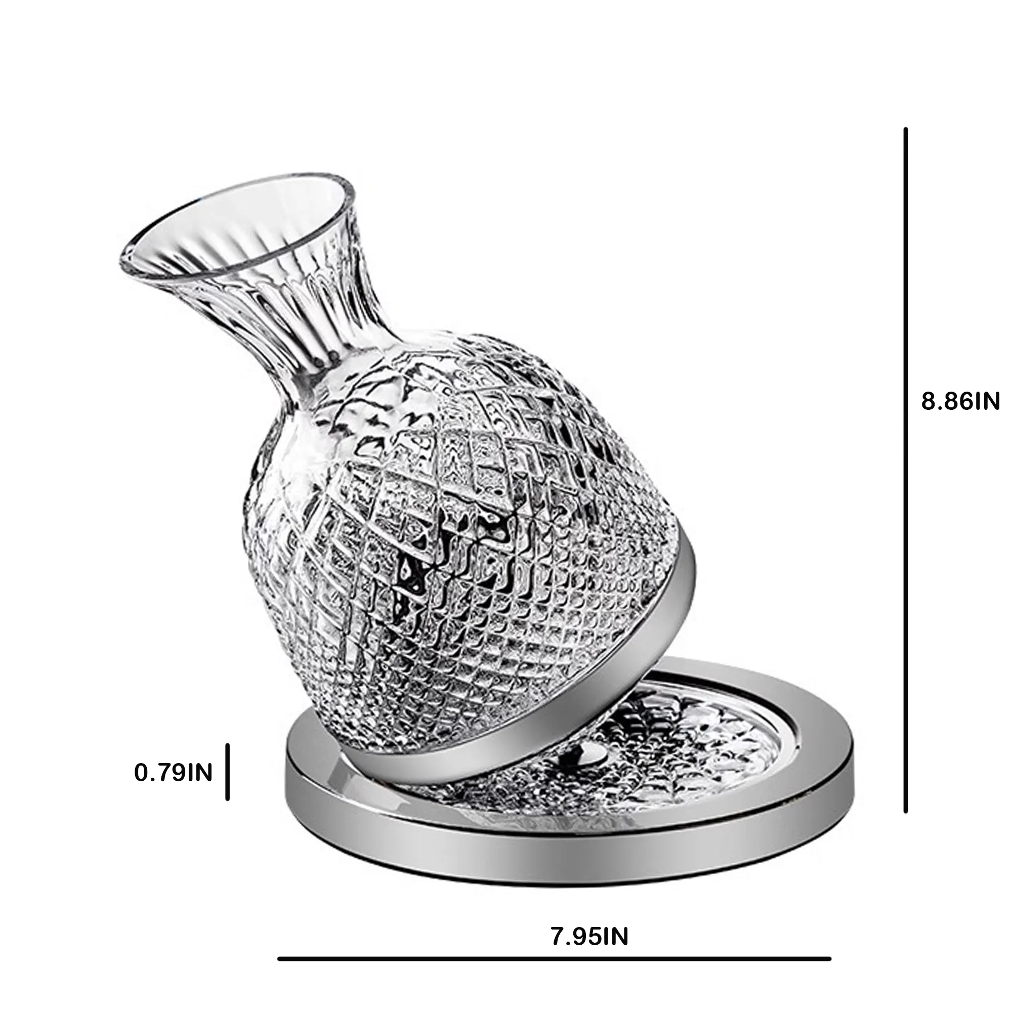 Rotating Shaking Pot Wine Decanter 2