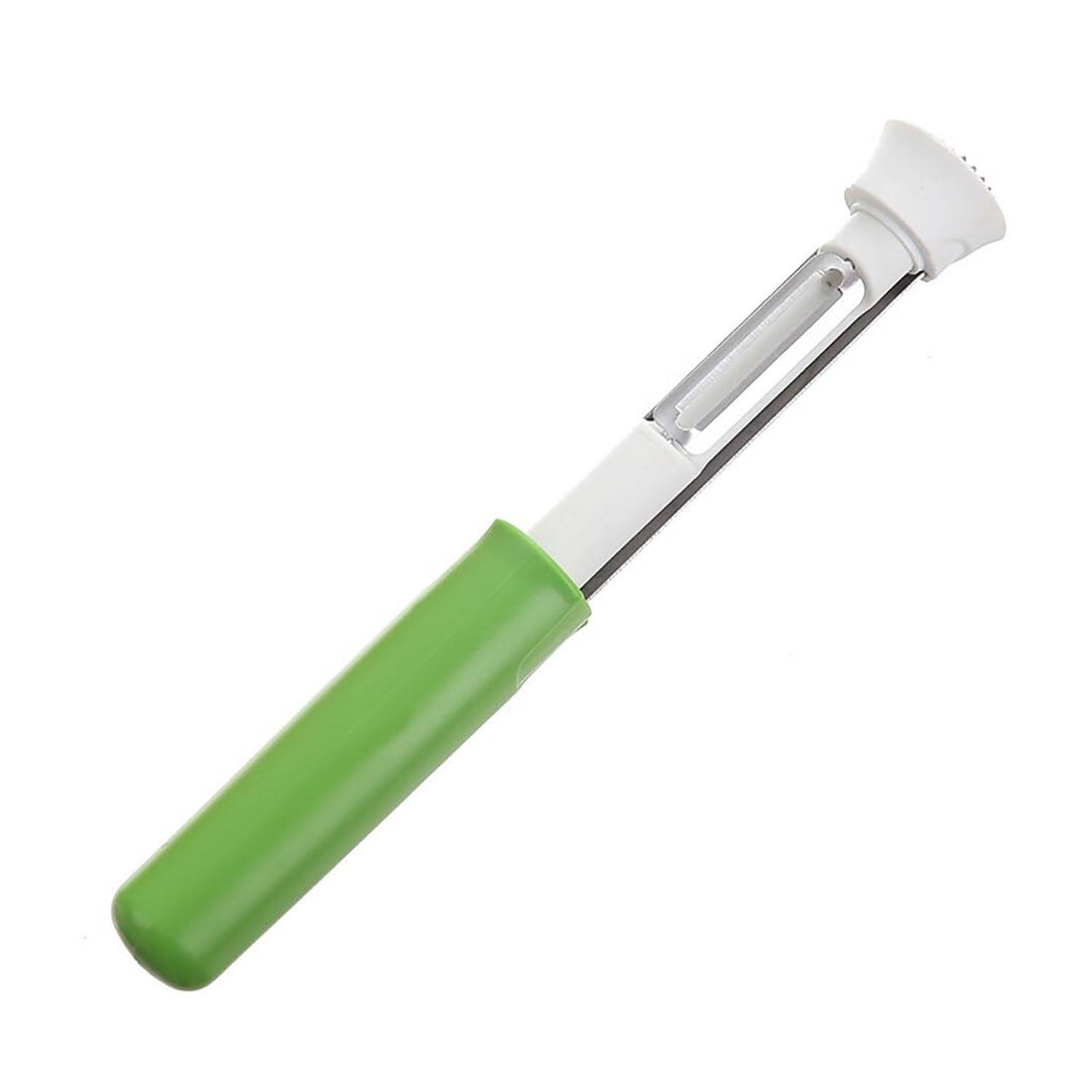 2 in 1 Ergonomic Stainless Steel Fruit Corer Peeler 4