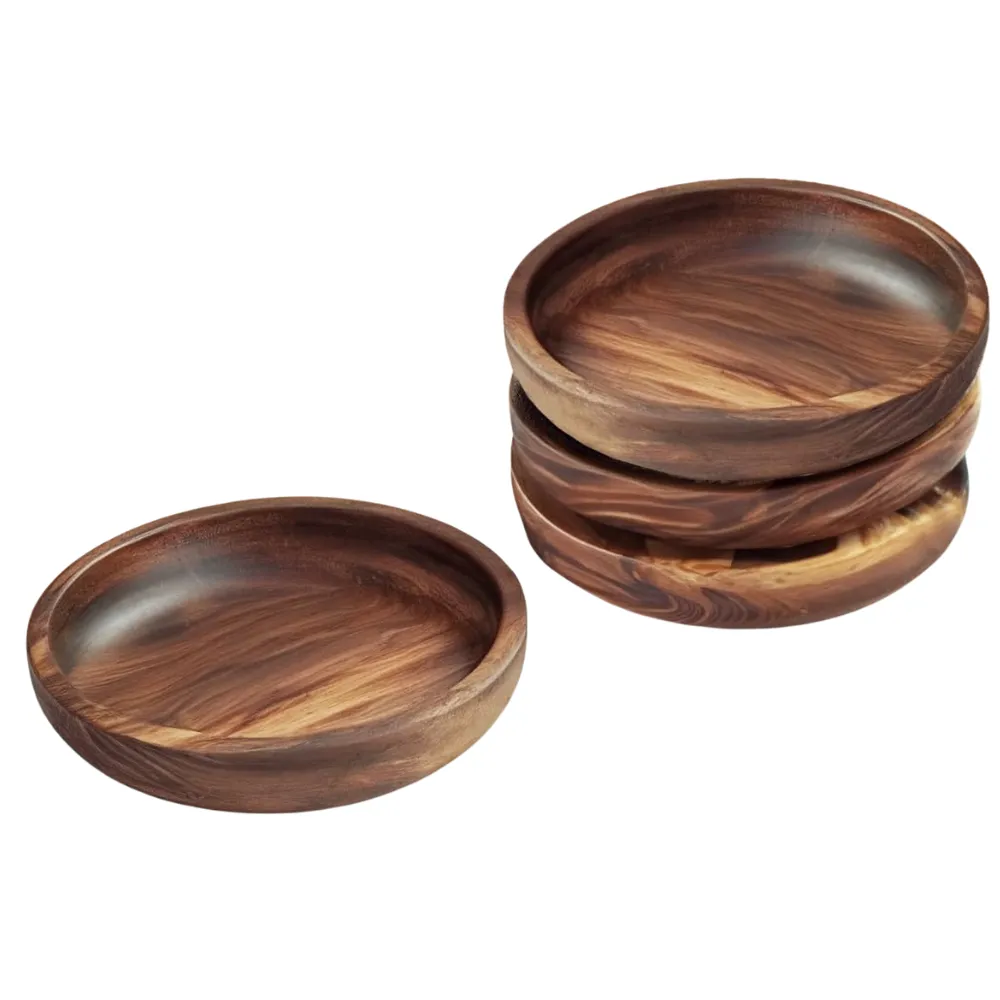 Wooden Coasters, Set of 4 2