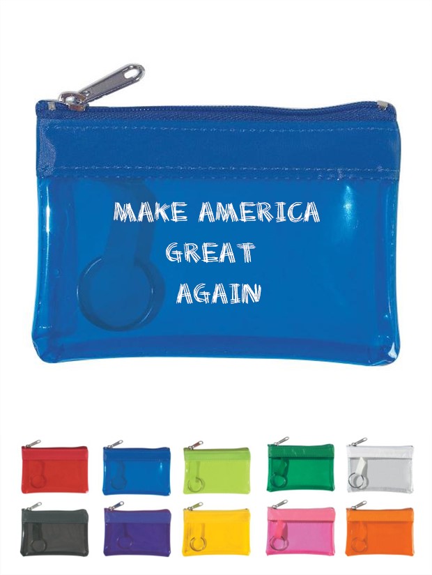 Translucent Zipper Coin Wallet 2