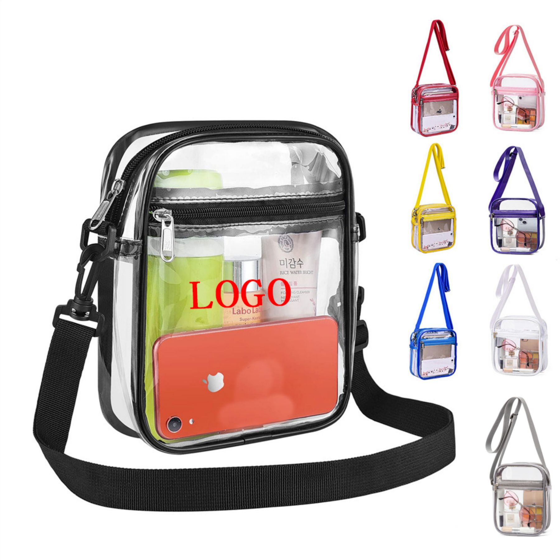 PVC Bag Transparent Crossbody Purse 2