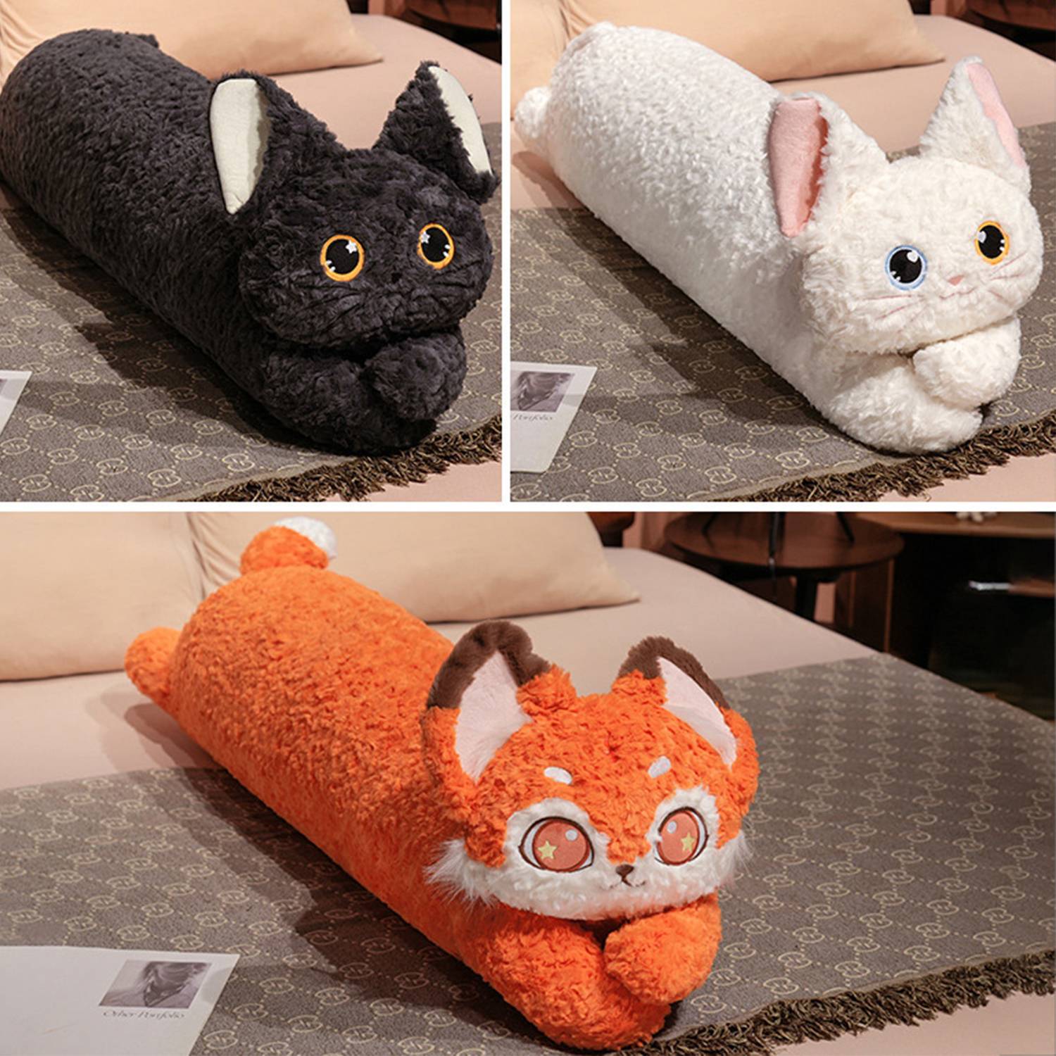 Ultra Soft Long Cat Plush Body Pillow 6