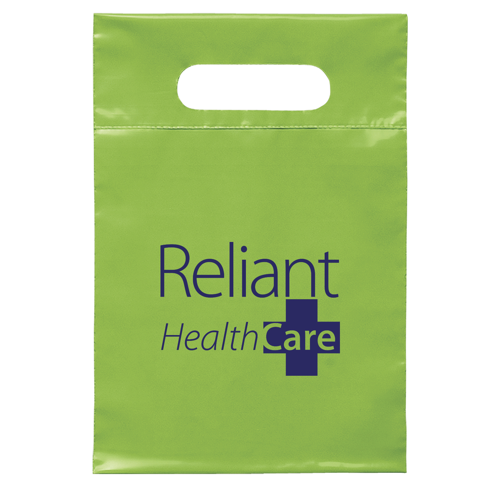 Die Cut Handle Bag - 7W x 10 1/2H - Flexo Ink Print 20