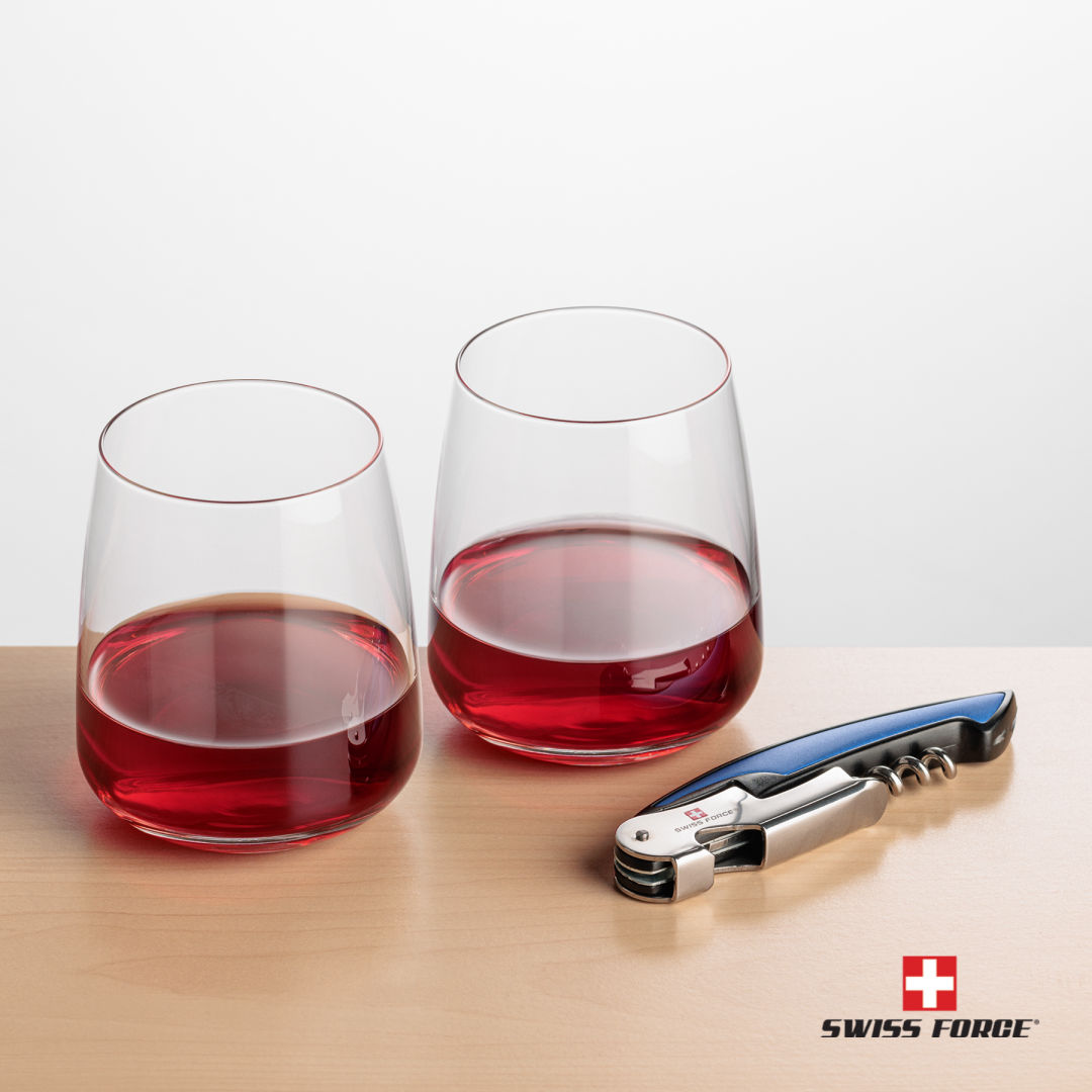 Swiss Force® Opener & Dunhill Stemless Wine 2