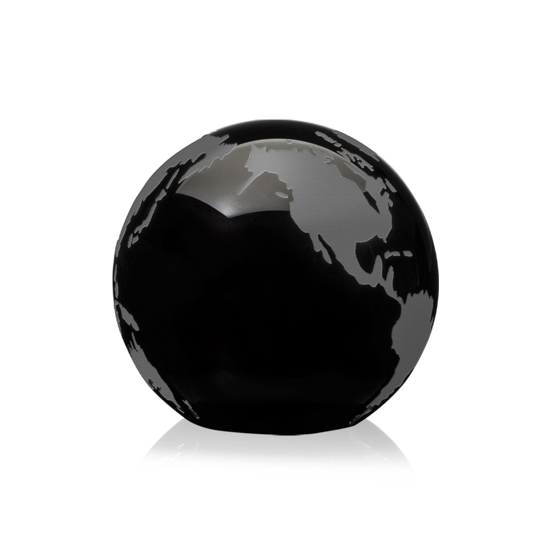 Globe Paperweight - Black 17