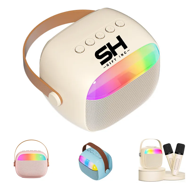 Portable Karaoke Bluetooth Speaker With Microphones 5