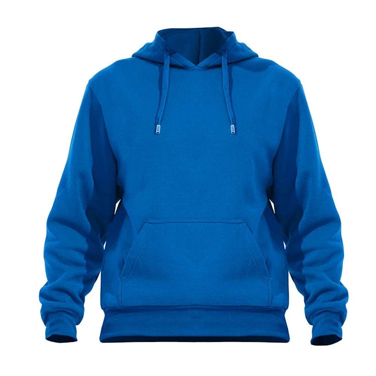 Fleece Pullover Hoodies - Small Royal Blue, custom hoodie or sweatshirt with logo imprint 2