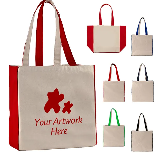 10 Oz. Eugene Cotton Canvas Tote -15x14x7 1