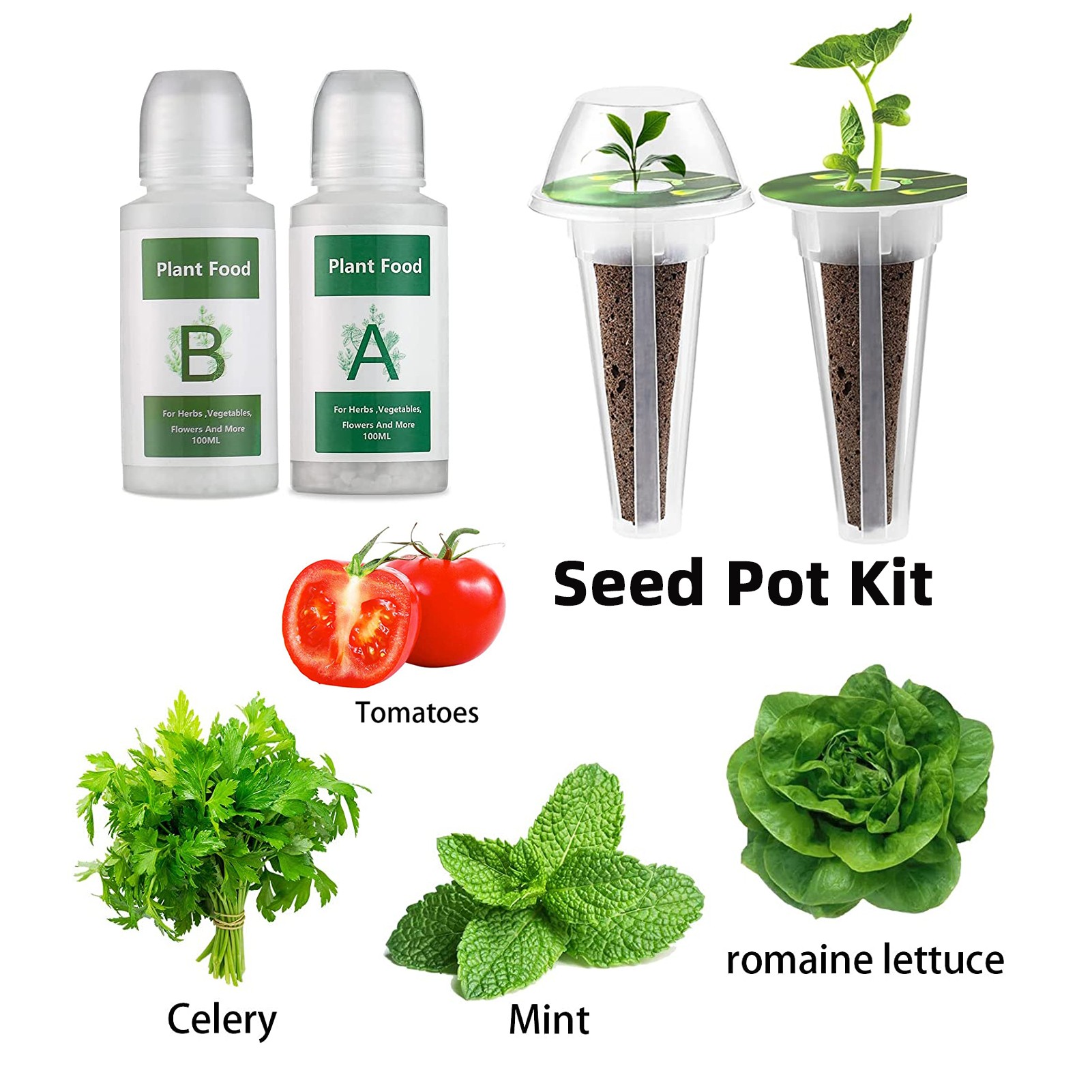 223pcs Seed Pod Kit for Aerogarden 2