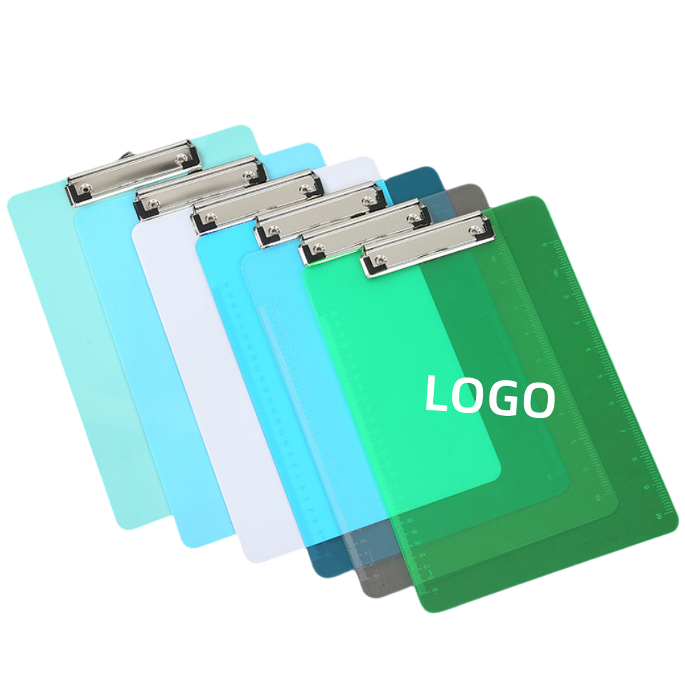 A4 Plastic Transparent Colorful Clipboard 3
