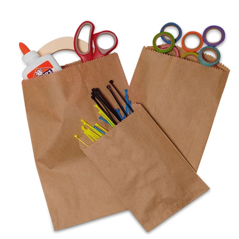 6 X 9 Inch Custom Flat Merchandise Paper Bags 3