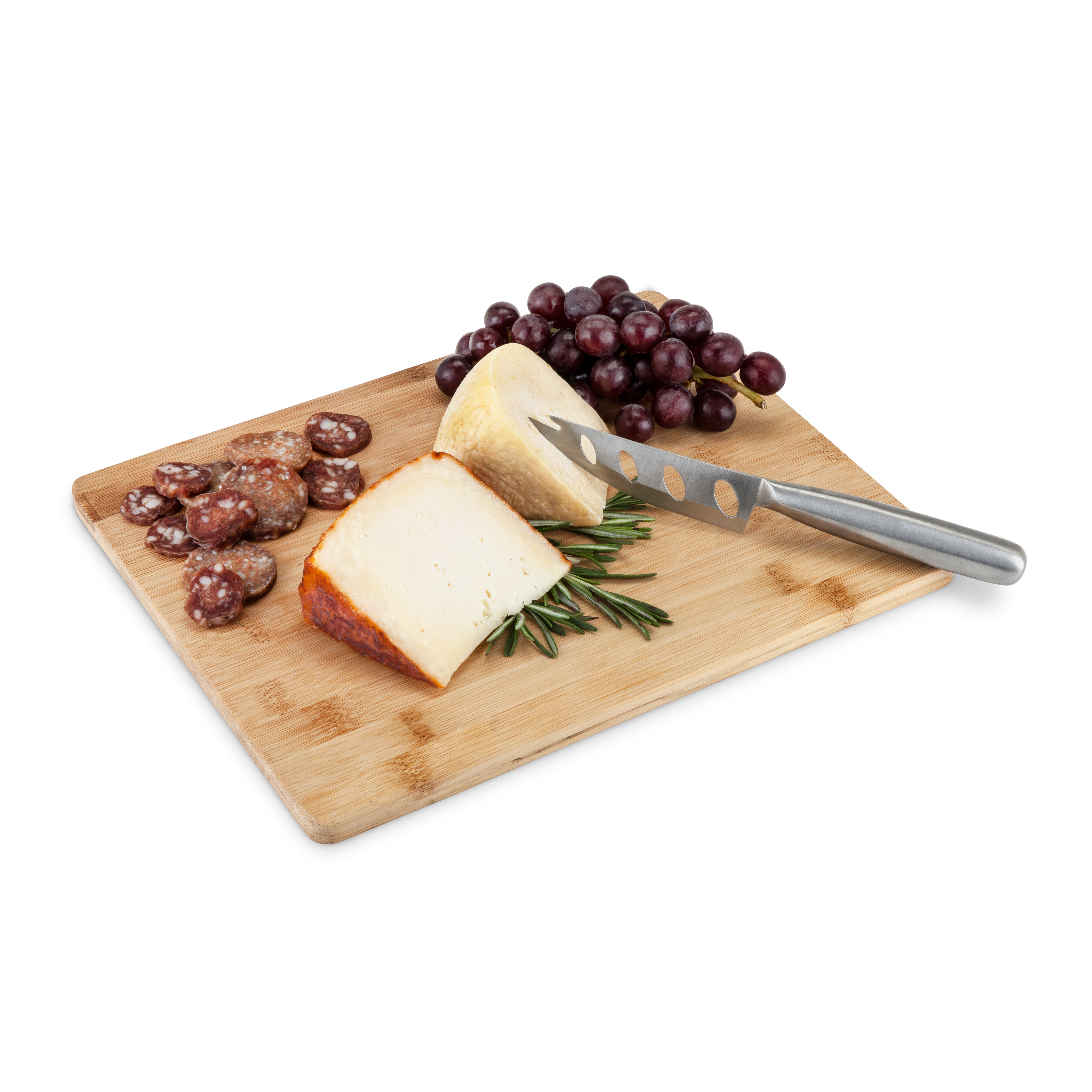True® Bamboo Board & Knife Set 1