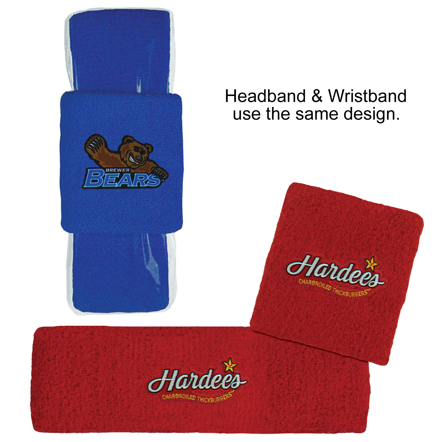 Headband & Wristband Combo Set