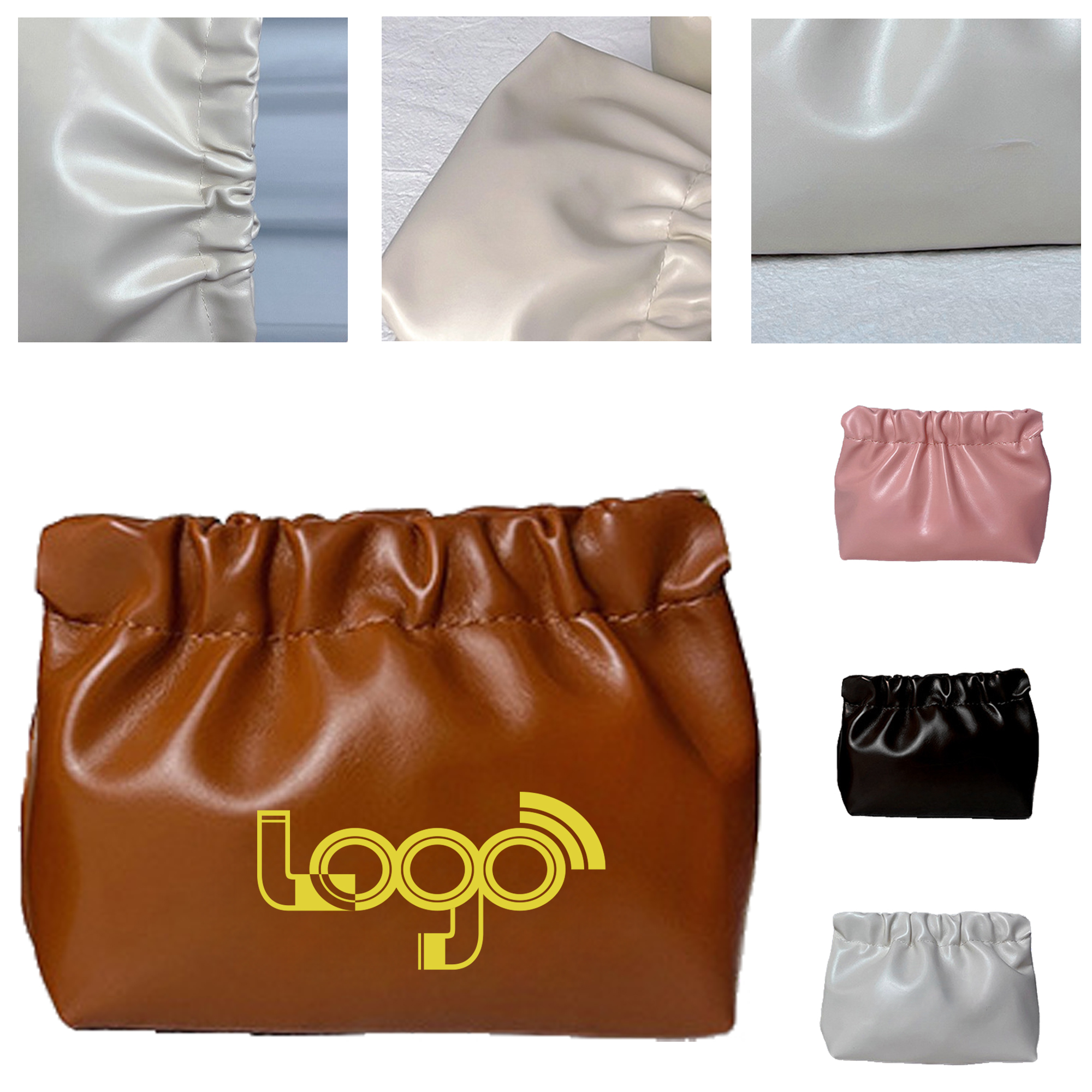 Wrinkle-Design Cosmetic Bag 2