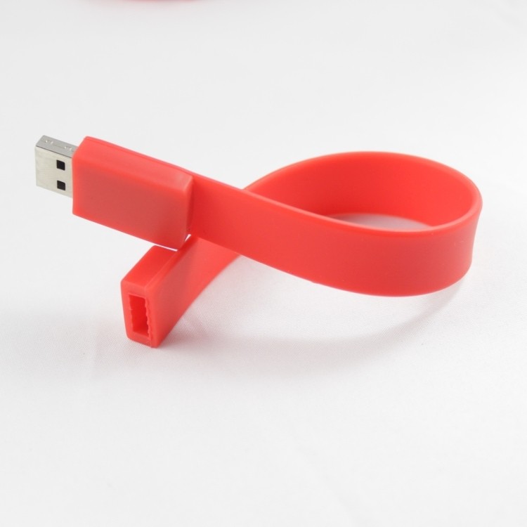 Silicone Band Rubber Wristband 2GB USB Memory Flash Disk Drives 2