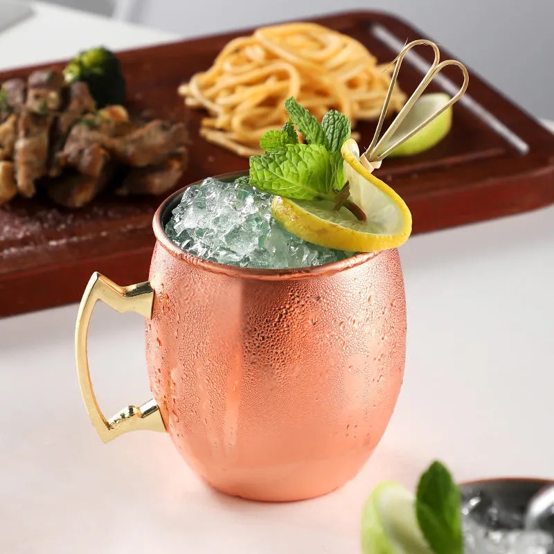 16oz Copper Moscow Mule Mug - Classic Cocktail Cup 4