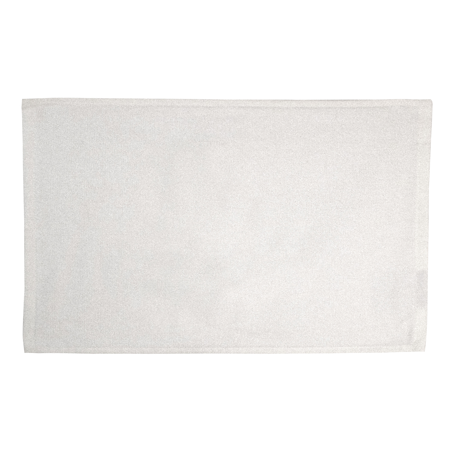 100% Cotton Sport Terry Velour Towel Hem - White 1