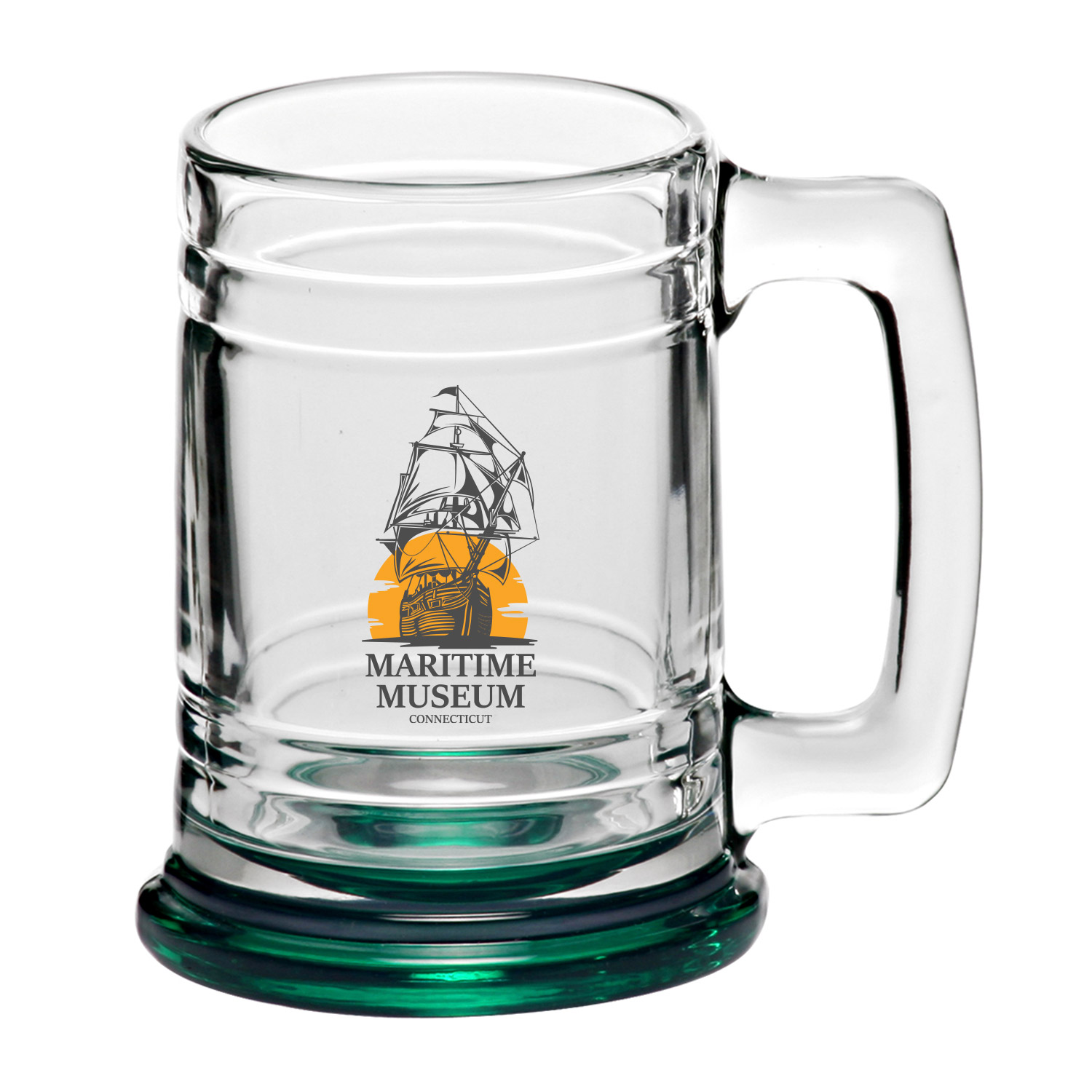 15 oz. Anchor Glass Beer Mugs (2 Color Imprint) 2
