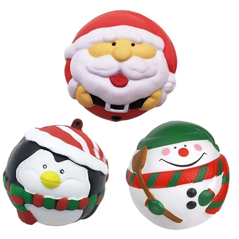 Prime Line Holiday Christmas Santa Shape Stress Ball 5