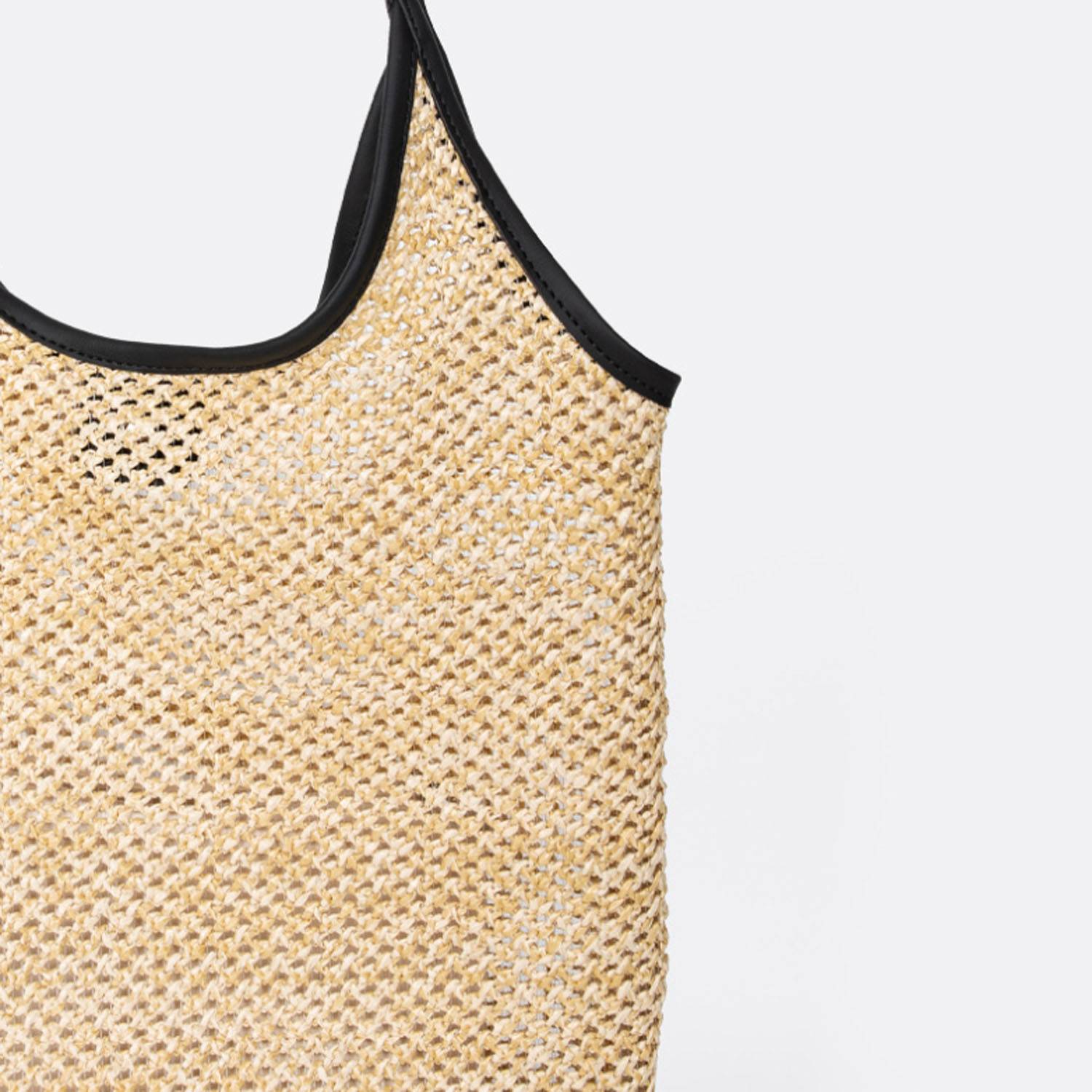 Straw Mesh Tote Bag 3