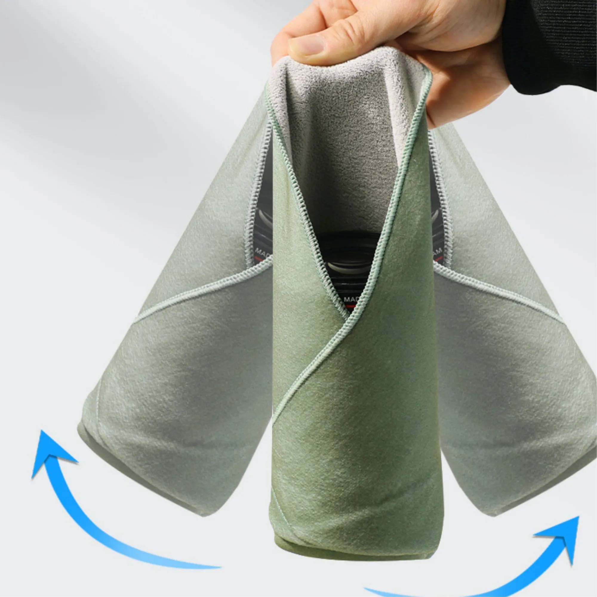 Self Adhesive Cloth Pouch For Camera Microfiber Lens Wrap 6