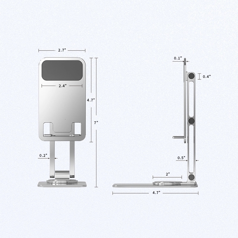 Custom 360 Degree Rotation Aluminum Cell Phone Stand 6